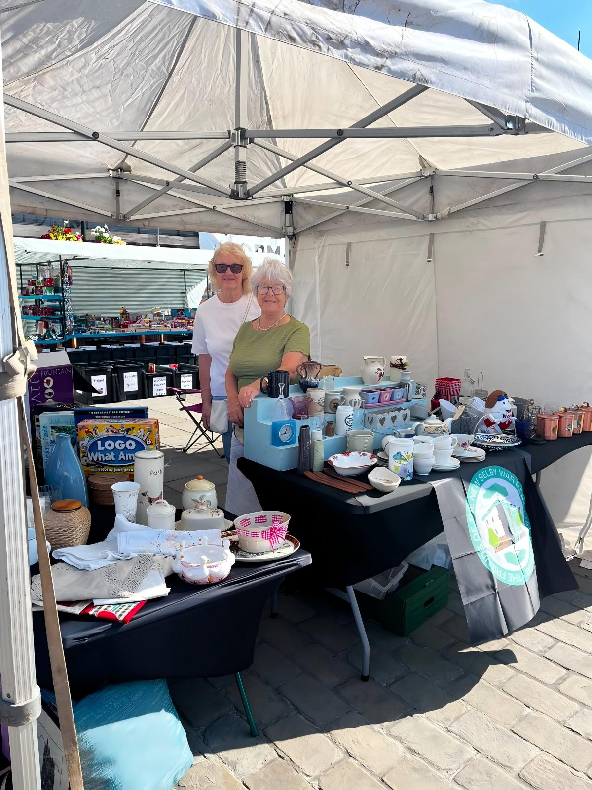 Selby Market charity stall – Monday 13th July 2026